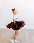 Texas A&M Aggies girls baseball twirl jersey dress maroon game day Fan Dress
