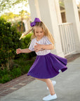 LSU Tigers Baseball Jersey Dress - Girls