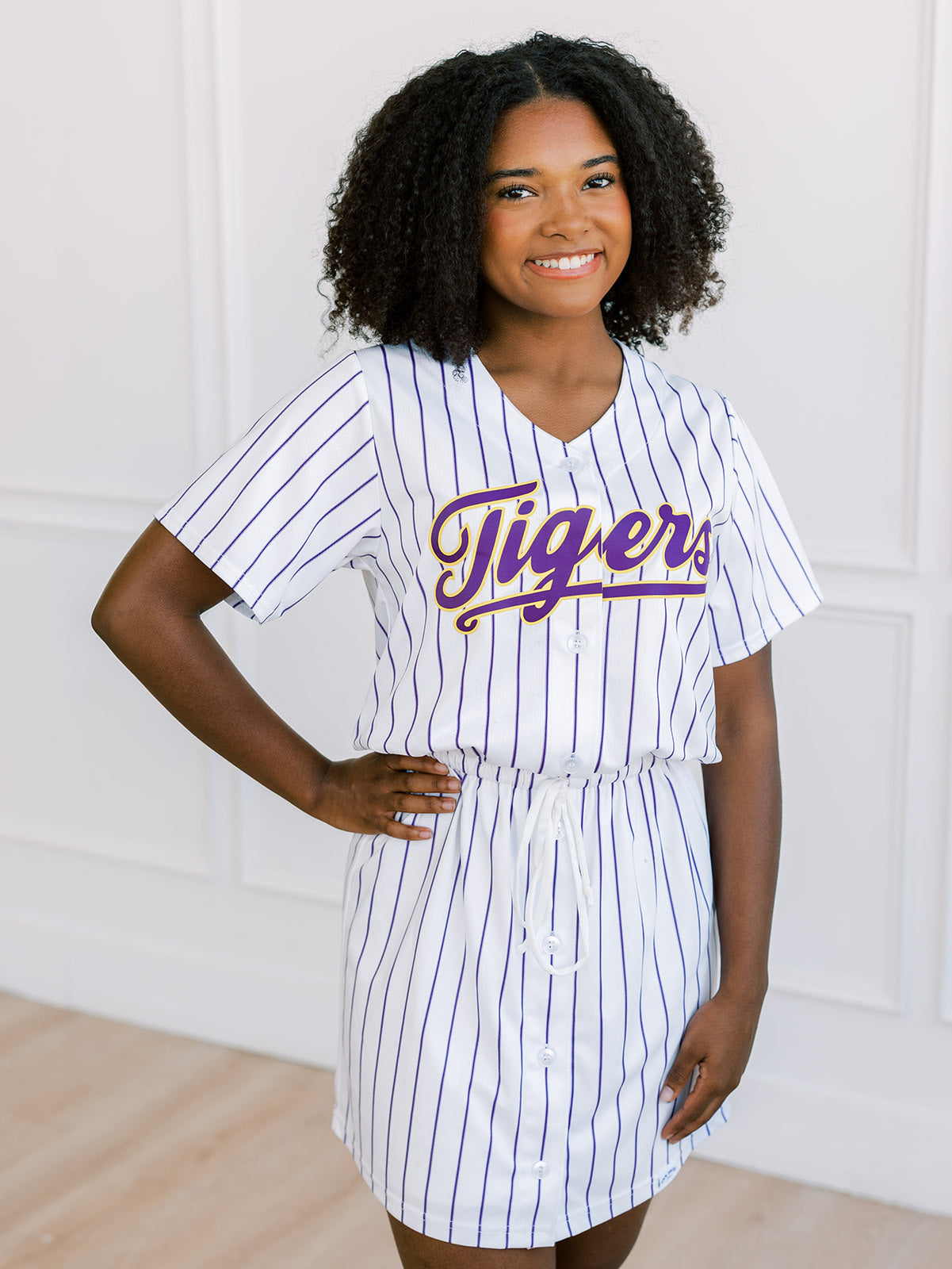LSU Women's Baseball Jersey Dress