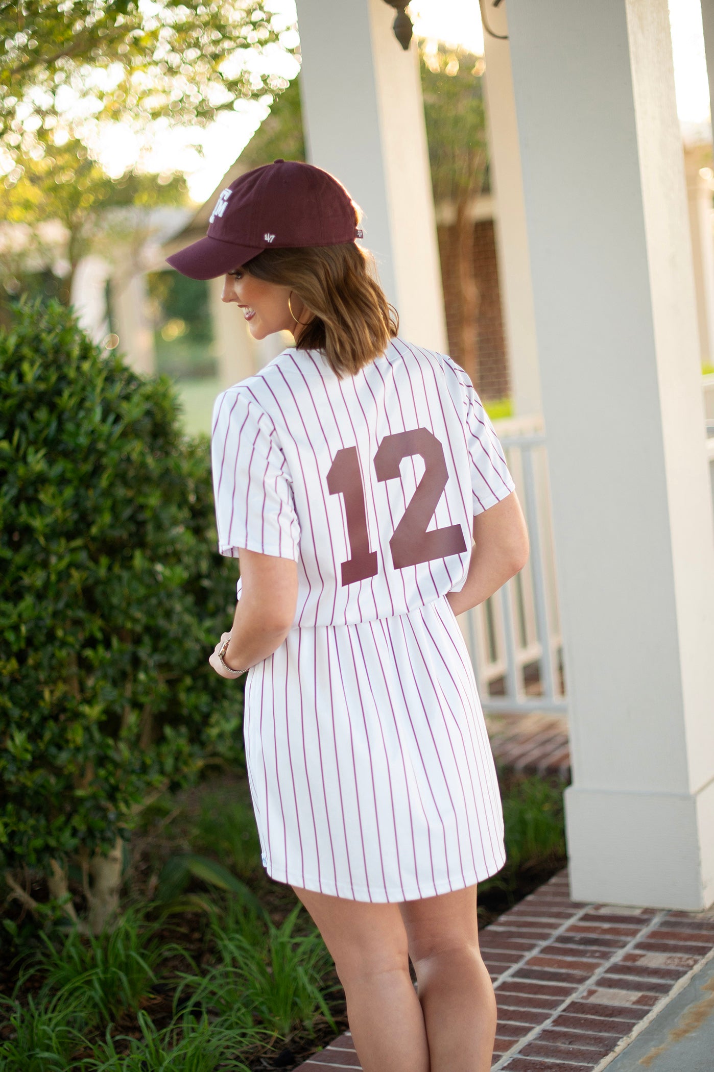Texas A&M Women's Baseball Jersey Dress 2XL