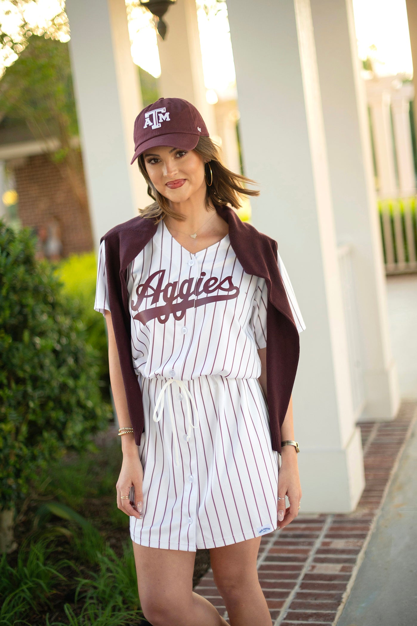baseball jersey dress Texas A&M Women's Baseball Jersey Dress 2XL