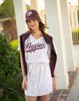 Texas A&M Aggies women's jersey dress maroon game day Fan Dress