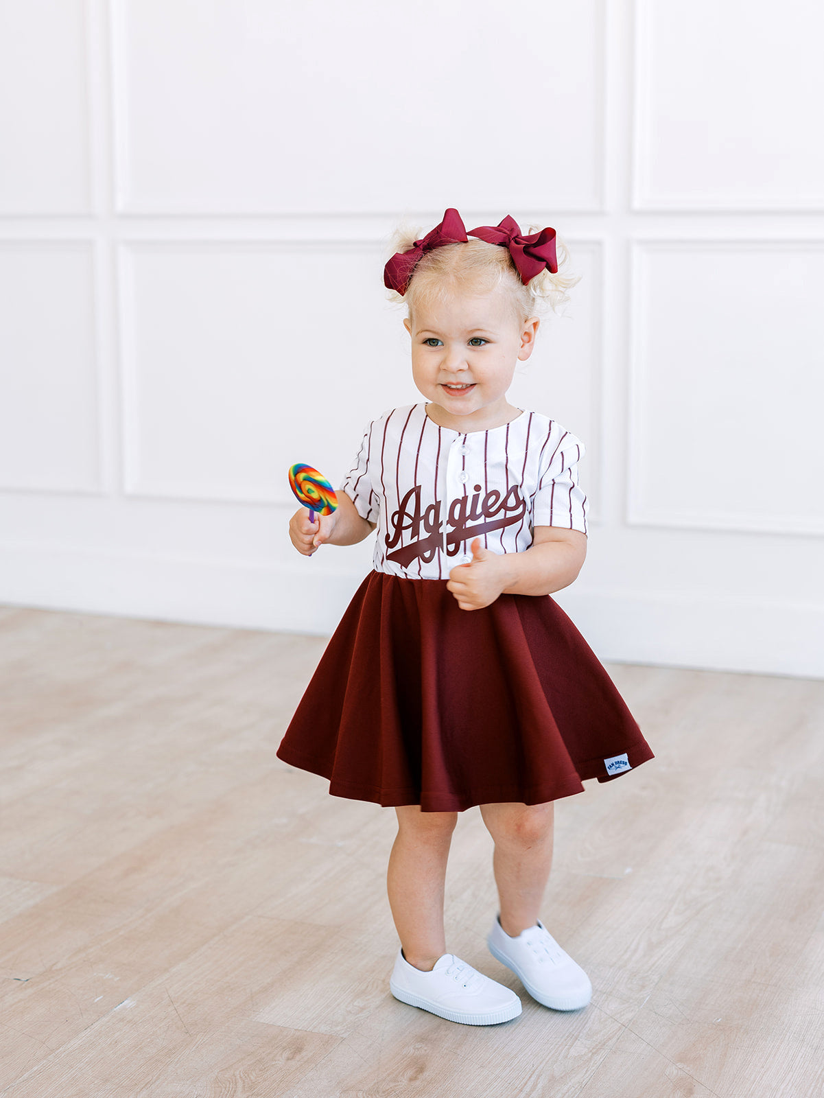Texas A&M Aggies Baseball Jersey Dress - Baby