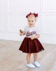 Texas A&M Aggie baby wearing jersey dress game day Fan Dress