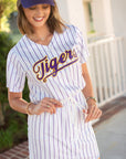 LSU Tigers women's jersey dress purple gold game day Fan Dress