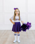 LSU Tigers women's jersey dress purple gold game day Fan Dress